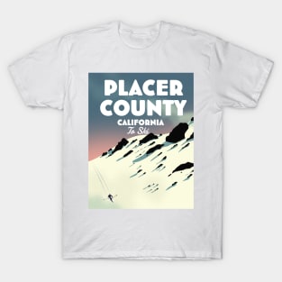 Placer County, California ski poster T-Shirt